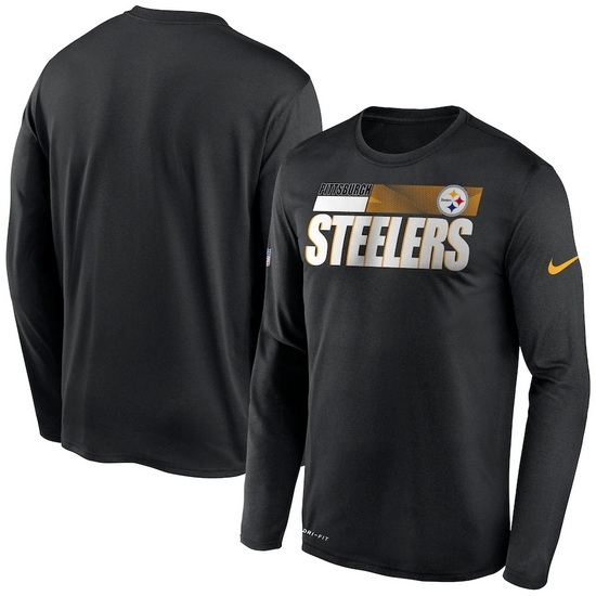 Pittsburgh Steelers Men Long T Shirt 012 Pittsburgh Steelers Men Long T Shirt 012