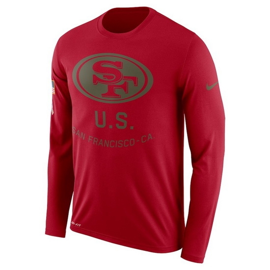 San Francisco 49ers Men Long T Shirt 006 San Francisco 49ers Men Long T Shirt 006