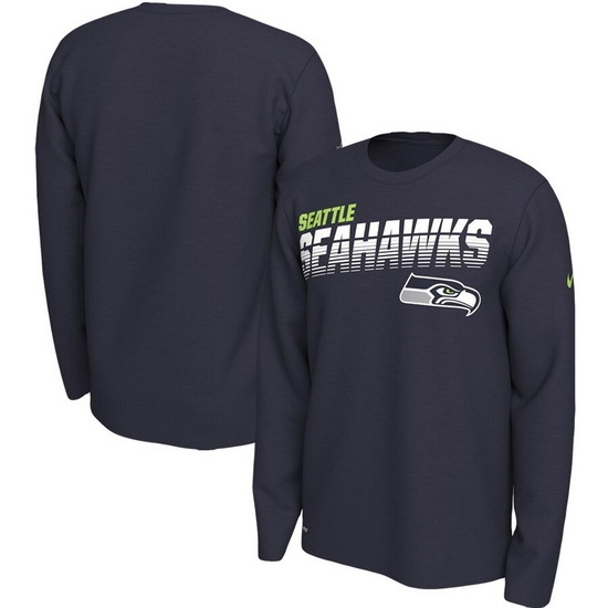 Seattle Seahawks Men Long T Shirt 001 Seattle Seahawks Men Long T Shirt 001