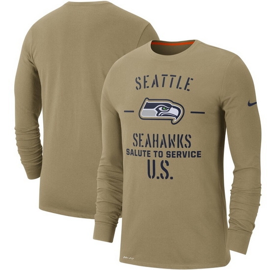 Seattle Seahawks Men Long T Shirt 007 Seattle Seahawks Men Long T Shirt 007