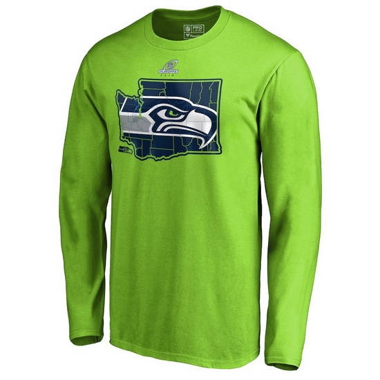 Seattle Seahawks Men Long T Shirt 009 Seattle Seahawks Men Long T Shirt 009