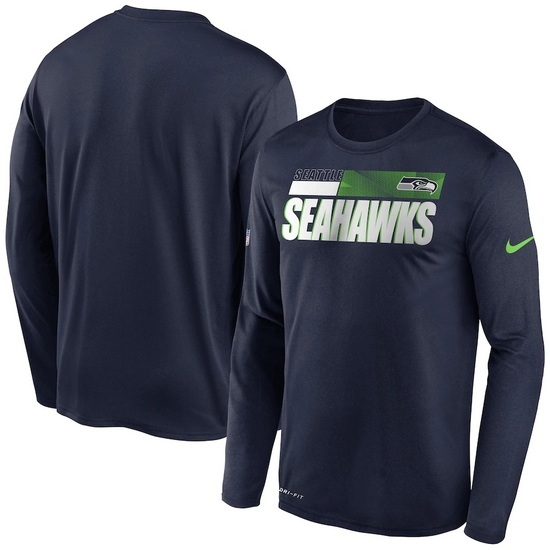 Seattle Seahawks Men Long T Shirt 010 Seattle Seahawks Men Long T Shirt 010