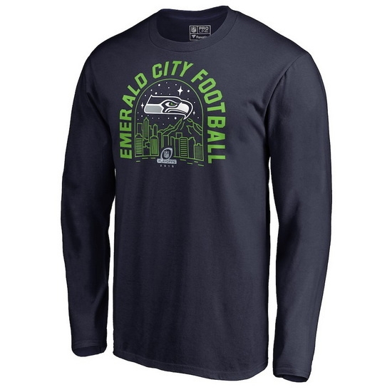 Seattle Seahawks Men Long T Shirt 011 Seattle Seahawks Men Long T Shirt 011