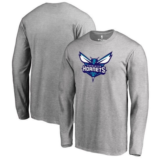 Charlotte Hornets Men Long T Shirt 001 Charlotte Hornets Men Long T Shirt 001