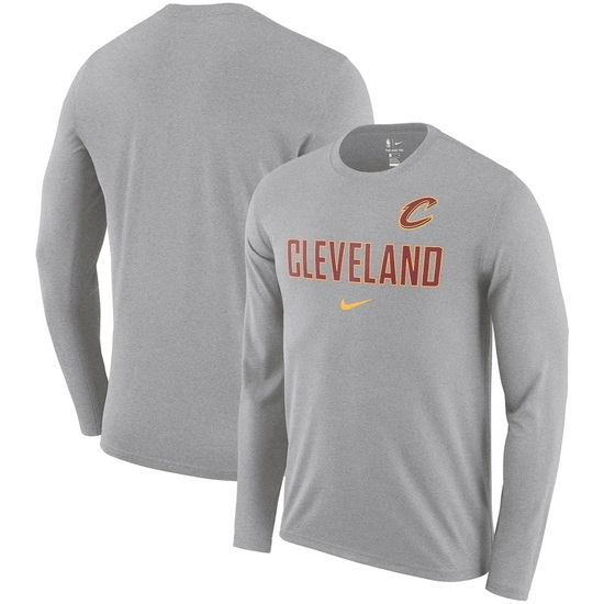 Cleveland Cavaliers Men Long T Shirt 001 Cleveland Cavaliers Men Long T Shirt 001