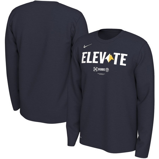 Denver Nuggets Men Long T Shirt 003 Denver Nuggets Men Long T Shirt 003