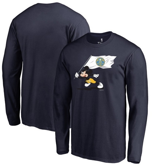 Denver Nuggets Men Long T Shirt 004 Denver Nuggets Men Long T Shirt 004