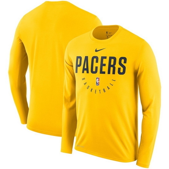 Indiana Pacers Men Long T Shirt 009 Indiana Pacers Men Long T Shirt 009