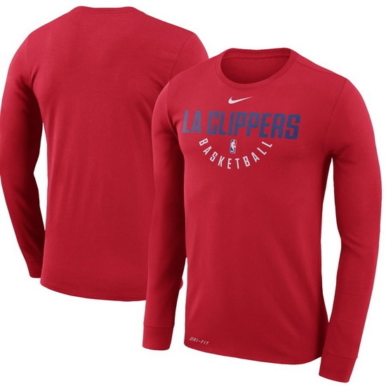 LA Clippers Men Long T Shirt 001 LA Clippers Men Long T Shirt 001