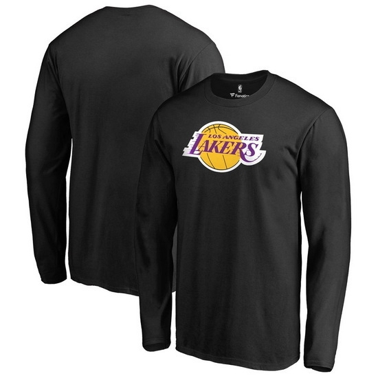 Los Angeles Lakers Men Long T Shirt 006 Los Angeles Lakers Men Long T Shirt 006