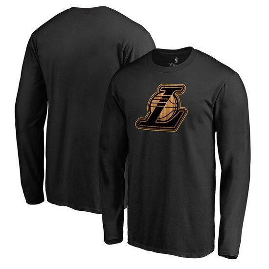 Los Angeles Lakers Men Long T Shirt 007 Los Angeles Lakers Men Long T Shirt 007