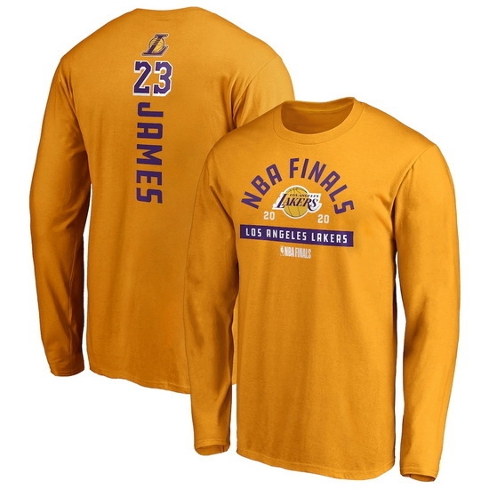 Los Angeles Lakers Men Long T Shirt 014 Los Angeles Lakers Men Long T Shirt 014