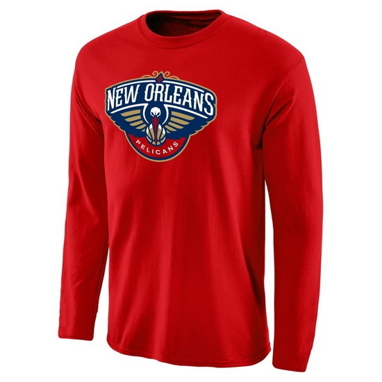 New Orleans Pelicans Men Long T Shirt 008 New Orleans Pelicans Men Long T Shirt 008