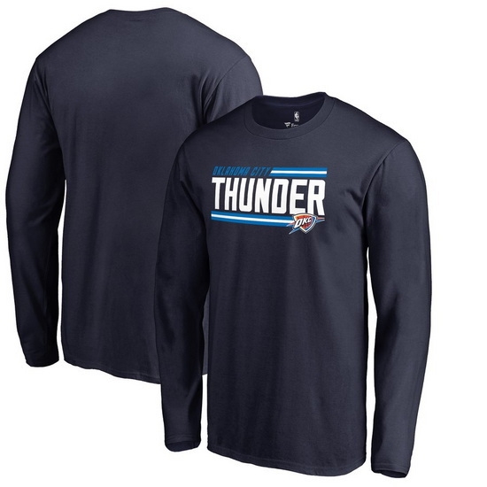 Oklahoma City Thunder Men Long T Shirt 001 Oklahoma City Thunder Men Long T Shirt 001