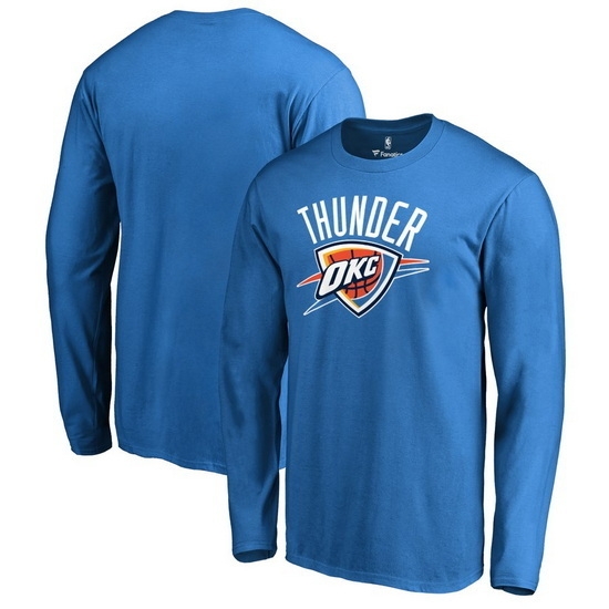 Oklahoma City Thunder Men Long T Shirt 006 Oklahoma City Thunder Men Long T Shirt 006