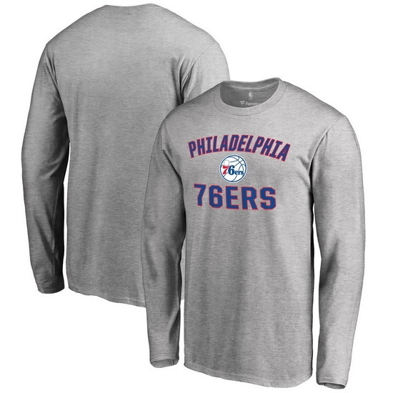 Philadelphia 76ers Men Long T Shirt 005 Philadelphia 76ers Men Long T Shirt 005