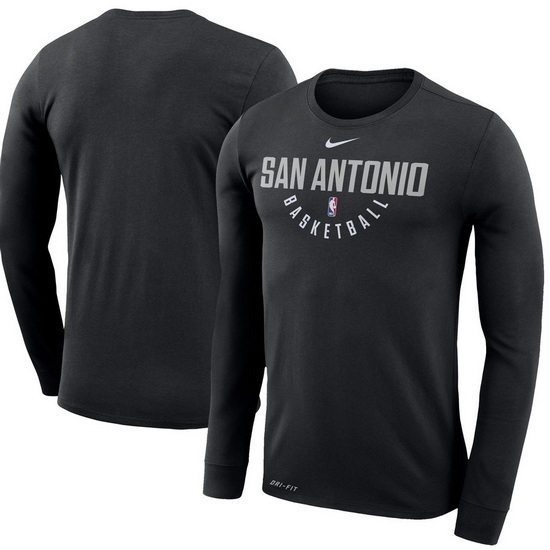 San Antonio Spurs Men Long T Shirt 007 San Antonio Spurs Men Long T Shirt 007
