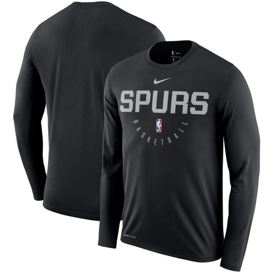 San Antonio Spurs Men Long T Shirt 010 San Antonio Spurs Men Long T Shirt 010