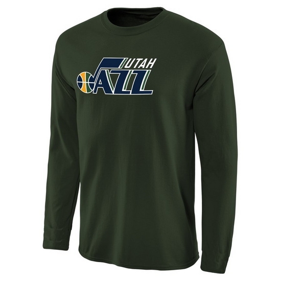 Utah Jazz Men Long T Shirt 009 Utah Jazz Men Long T Shirt 009