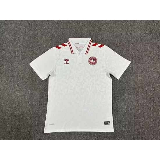 Denmark Away White 2024 Soccer Jersey Denmark Away White 2024 Soccer Jersey