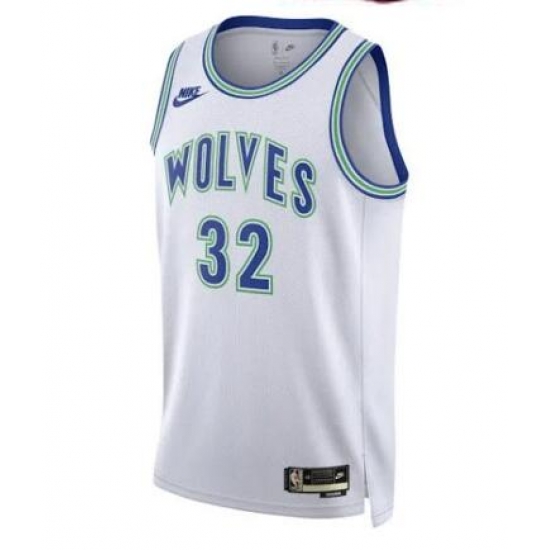 NBA Wolves #32 White Jersey NBA Wolves #32 White Jersey