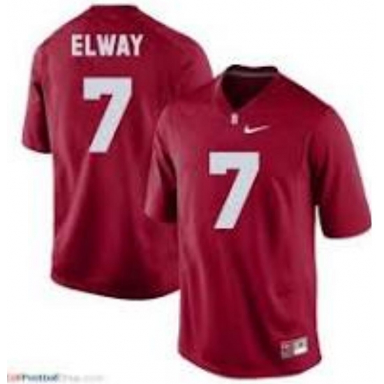 NCAA #7 ELWAY Red Stitched Jersey NCAA #7 ELWAY Red Stitched Jersey