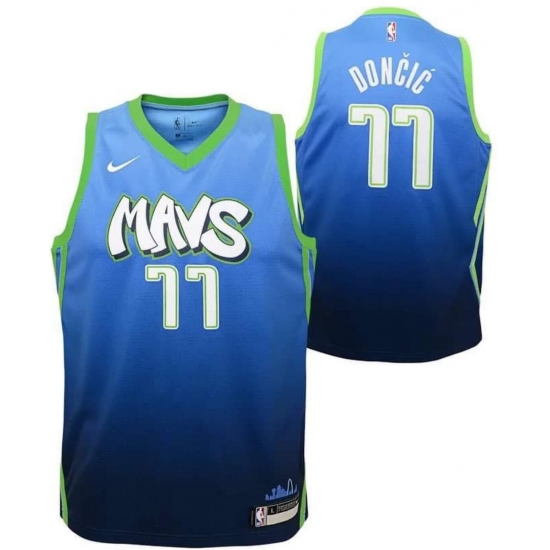 Toddler Dallas Doncic Blue Stitched NBA Jersey Toddler Dallas Doncic Blue Stitched NBA Jersey