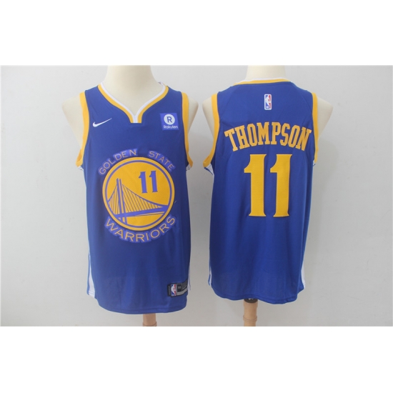 Toddler Golden State Warriors 11 Klay Thompson Royal Stitched Jersey Toddler Golden State Warriors 11 Klay Thompson Royal Stitched Jersey