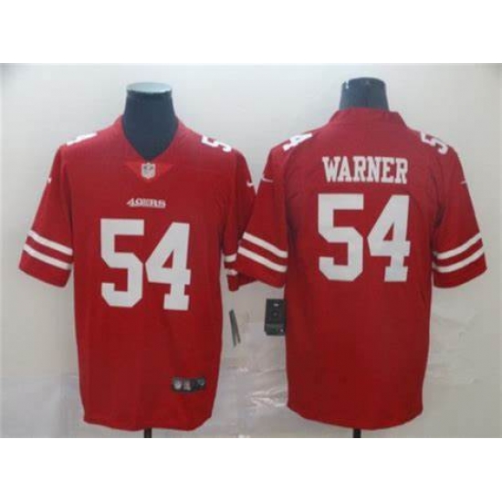 Toddler San Francisco 49ers 54 Fred Warner Red Vapor Untouchable Limited Stitched Football Jersey Toddler San Francisco 49ers 54 Fred Warner Red Vapor Untouchable Limited Stitched Football Jersey