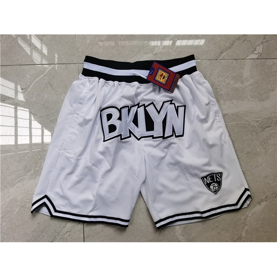 Brooklyn Nets Basketball Shorts 016 Brooklyn Nets Basketball Shorts 016