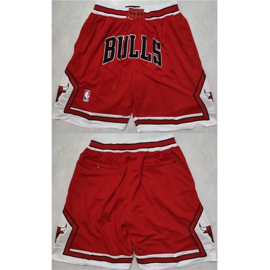 Men Chicago Bulls Red Shorts Run Small Men Chicago Bulls Red Shorts Run Small