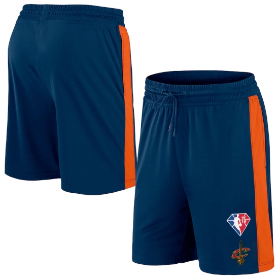 Men Cleveland Cavaliers Navy Shorts Men Cleveland Cavaliers Navy Shorts