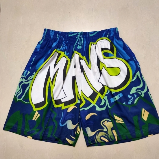 Dallas Mavericks Basketball Shorts 009 Dallas Mavericks Basketball Shorts 009