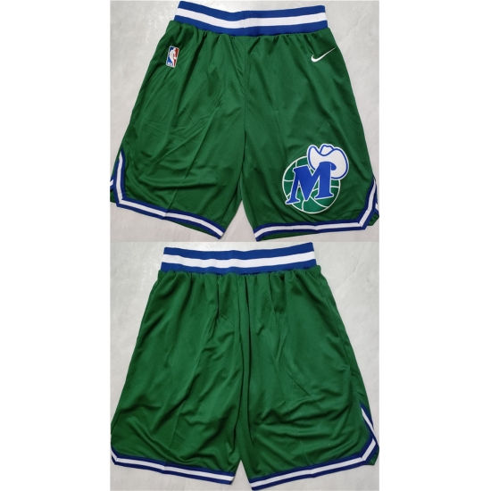 Men Dallas Mavericks Green Shorts Run Small Men Dallas Mavericks Green Shorts Run Small