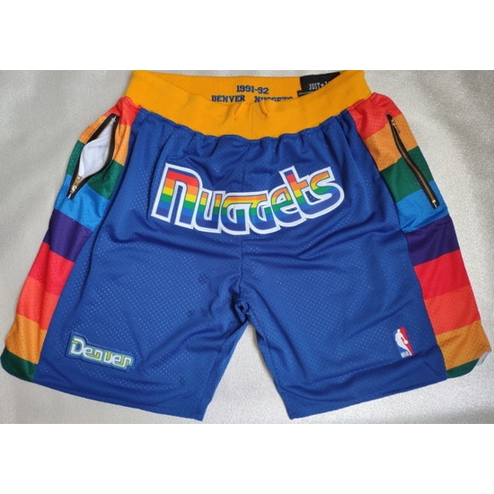 Denver Nuggets Basketball Shorts 008 Denver Nuggets Basketball Shorts 008