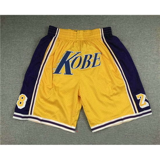 Los Angeles Lakers Basketball Shorts 024 Los Angeles Lakers Basketball Shorts 024