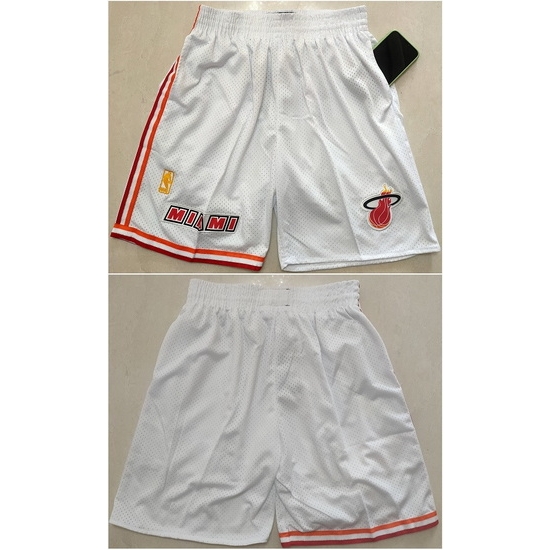 Miami Heat Basketball Shorts 034 Miami Heat Basketball Shorts 034
