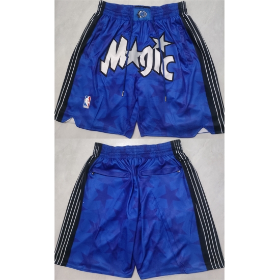 Men Orlando Magic Blue Shorts Men Orlando Magic Blue Shorts