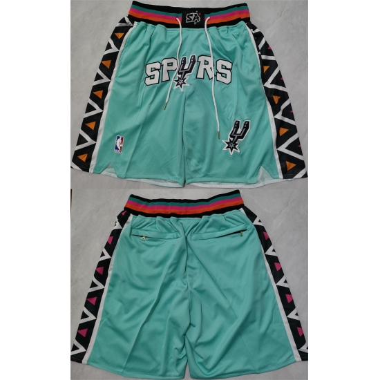 Men San Antonio Spurs Teal City Edition Shorts 28Run Small 29 Men San Antonio Spurs Teal City Edition Shorts 28Run Small 29