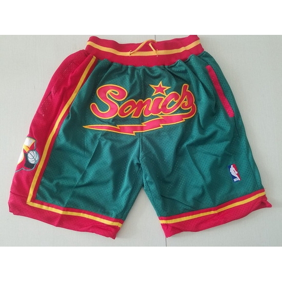 Seattle SuperSonics Basketball Shorts 004 Seattle SuperSonics Basketball Shorts 004