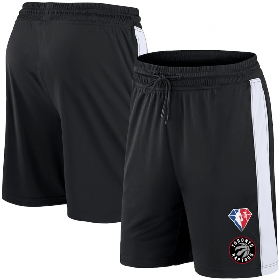 Men Toronto Raptors Black Shorts Men Toronto Raptors Black Shorts