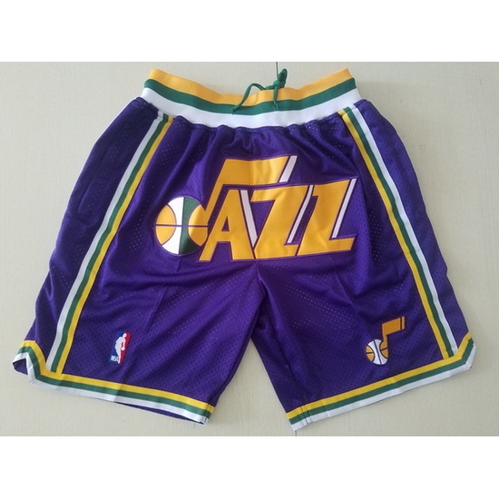Utah Jazz Jerseys Basketball Shorts 001 Utah Jazz Jerseys Basketball Shorts 001