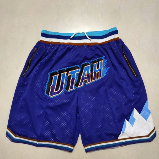 Utah Jazz Jerseys Basketball Shorts 003 Utah Jazz Jerseys Basketball Shorts 003