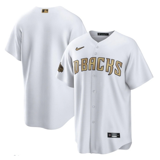 Men Arizona Diamondbacks Blank 2022 All Star White Cool Base Stitched Baseball Jersey Men Arizona Diamondbacks Blank 2022 All Star White Cool Base Stitched Baseball Jersey