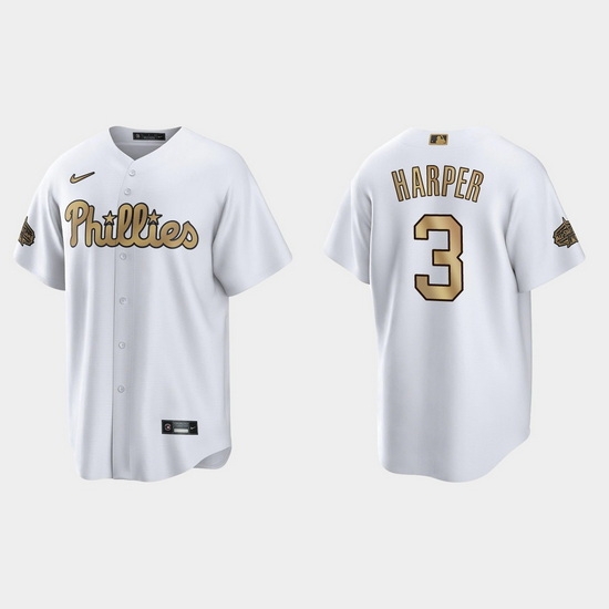 Men Bryce Harper Philadelphia Phillies 2022 Mlb All Star Game White Jersey Men Bryce Harper Philadelphia Phillies 2022 Mlb All Star Game White Jersey