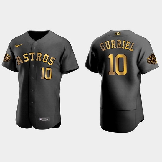 Men Houston Astros Yuli Gurriel 2022 Mlb All Star Game Authentic Black Men Jersey Men Houston Astros Yuli Gurriel 2022 Mlb All Star Game Authentic Black Men Jersey