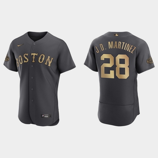 Men J.D. Martinez Boston Red Sox 2022 Mlb All Star Game Authentic Charcoal Jersey Men J.D. Martinez Boston Red Sox 2022 Mlb All Star Game Authentic Charcoal Jersey