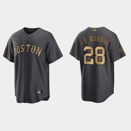 Men J.D. Martinez Boston Red Sox 2022 Mlb All Star Game Charcoal Jersey Men J.D. Martinez Boston Red Sox 2022 Mlb All Star Game Charcoal Jersey