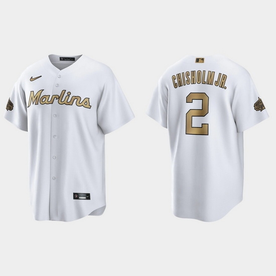 Men Jazz Chisholm Jr. Miami Marlins 2022 Mlb All Star Game White Jersey Men Jazz Chisholm Jr. Miami Marlins 2022 Mlb All Star Game White Jersey