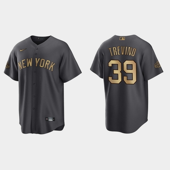 Men Jose Trevino New York Yankees 2022 Mlb All Star Game Charcoal Jersey Men Jose Trevino New York Yankees 2022 Mlb All Star Game Charcoal Jersey